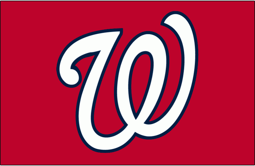 Washington Nationals 2011-Pres Jersey Logo 02 vinyl decal